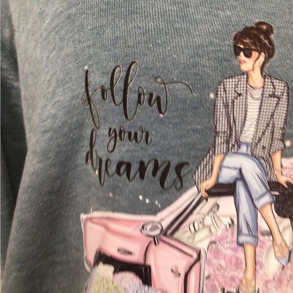 Gray Long Top L - Picture 6 of 11